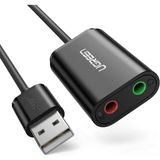 Harici 3.5 mm USB Ses Kartı, Siyah