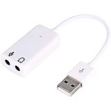 Harici Kablolu 7.1 Usb Ses Kartı 3.5mm Mikrofon Çevirici Dönüştürücü Adaptö