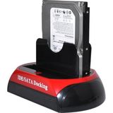 Harici Usb 3.0 Docking Combo Kart Okuyucu 2.5/3.5 Ide Sata Hdd Station Siyah-Kırmızı