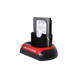 Harici Usb 3.0 Docking Combo Kart Okuyucu 2.5/3.5 Ide Sata Hdd Station Siyah-Kırmızı