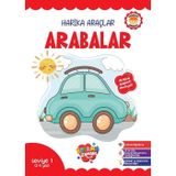 Harika Araçlar Arabalar Seviye 1 (2 - 3 Yaş) Araba Maketi Hediyeli
