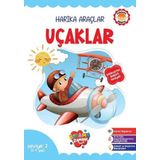 Harika Araçlar Uçaklar Seviye 2 (3 - 4 Yaş) Helikopter Maketi Hediyeli