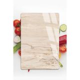 Harika bir ev |Ahşap Odun Çizgileri Motifli |Çizilmez Cam Kesme Tahtası,Çok Renkli 30 x 40