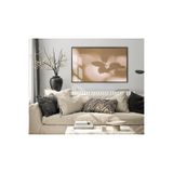 Harika bir ev |Yaprak Gölgesi Modeli (Shade)|Çerçeveli Temperli Cam Tablo Tekli Yatay,Siyah 40 x 60