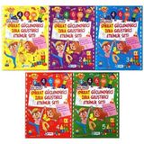 Harika Çocuk 4-6 Yaş Dikkat Güçlendirici ve Zeka Geliştirici Etkinlik Seti - 5 Kitap Takım