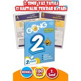 Harika Çocuk Yayınları 2.Sınıf 2.Dönem Haftalık Tekrar Föyü - 16 Fasikül - 128 Sayfa - Tatil Kitabı ve Tekrar Seti