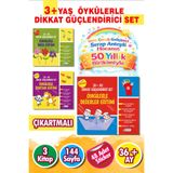 Harika Çocuk Yayınları 3-6 Yaş Öykülerle Dikkat Geliştirme Eğitim Seti 3 Kitap 144 Syf 48 Sticker Okul Öncesi Çocuk Gelişim