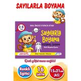 Harika Çocuk Yayınları 3-6 Yaş Sayılarla Boyama Kitabı | Kodlama Mantığı & Zeka Geliştirici Etkinlik