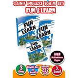 Harika Çocuk Yayınları 3. Sınıf İngilizce Eğitim Seti Fun & Learn 232 Sayfa Eğlenceli Öğrenme