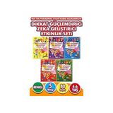 Harika Çocuk Yayınları 4-6 Yaş Dikkat Güçlendirici ve Zeka Geliştirici Etkinlik Seti - 5 Kitap + 3 Kitap Set