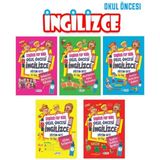 Harika Çocuk Yayınları 4 - 7 Yaş Ingilizce Eğitim Seti 5 Kitap