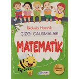 Harika Çocuk Yayınları İlkokula Hazırlık Matematik Çizgi Çalışmaları 32 Sayfa Veysel Murat Erçoklu 6 - 8 Yaş Zeka Geliştirici