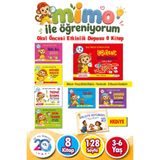Harika Çocuk Yayınları Mimo ile Öğreniyorum 3 - 6 Yaş Okul Öncesi Etkinlik Seti 8 Kitap Eğitici Aktivite Kitapları