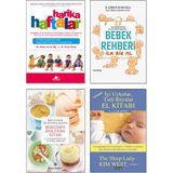 Harika Haftalar + Bebeğimin Beslenme Kitabı + Bebek Rehberi Ilk Bir Yıl + Iyi Uykular Tatlı Rüyalar El Kitabı / Bebek Bakımı Gelişimi 4 Kitap Set
