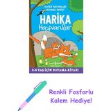 Harika Hayvanlar - Süper Hayvanlar Boyama Serisi + Renkli Fosforlu Kalem