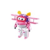 Harika Kanatlar Dönüşen Ellie 12 cm Orijinal Super Wings Transforming Figür Uçaktan Robota Dönüşen Oyuncak (Çok Renkli)