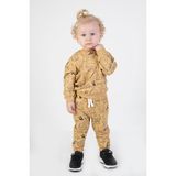 Harika Kids Erkek Bebek Çocuk İki İplik Kumaş Orta Kalınlık Örme Basic Alt Üst Eşofman Takımı - Sarı - 6 Ay
