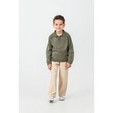 Harika Kids Erkek Çocuk Triko Polo Yaka Kazak Gabardin Pantalon Alt-Üst Takım - Yeşil - 6 - 7 Yaş