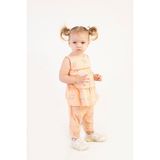Harika Kids Kız Bebek Tunik Model Alt-Üst Takım - 6 Ay - Turuncu