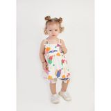 Harika Kids Kız Bebek Tunik Model Şortlu Alt-Üst Takım - 6 Ay - Ekru