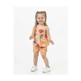 Harika KIDS Kız Bebek Tunik Model Şortlu Alt-Üst Takım