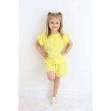 Harika KIDS Kız Çocuk Çiçek Kabartma Nakışlı Şortlu Alt-Üst Takım