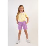 Harika Kids Kız Çocuk Kapşonlu Şortlu Alt-Üst Takım - 7 Yaş - Sarı