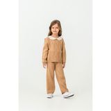 Harika Kids Kız Çocuk Triko 2'li Takım - Kahverengi - 4 - 5 Yaş