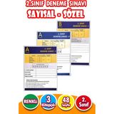Harika Kitap 2. Sınıf Deneme Sınavı Sayısal Sözel - 3 Kitap