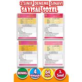 Harika Kitap 3.Sınıf Deneme Sınavı - 4 Kitapcık