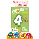 Harika Kitap 4.sınıf 2.dönem Haftalık Tekrar Föyü - 16 Fasikül - Tüm Dersler - Matematik - Türkçe - Hayat Bilgisi