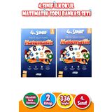 Harika Kitap 4.Sınıf İlkokul Matematik Soru Bankası Seti - 2 Kitap - 336 Sayfa