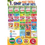 Harika Kitap 6 Yaş 1. Sınıfa Hazırlık Seti - Ciltsiz 400 Sayfa Çizgi Çalışmaları ve Matematik Kodlama Seti
