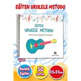 Harika Kitap Eğiten Ukulele Metodu Spiral Ciltli Renkli Eğitim Kitabı | Başlangıç Seviyesi Ukulele Öğrenme Rehber