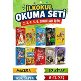 Harika Kitap Yayınları Ilkokul Okuma Kitap Seti 10 Kitap 2. 3. 4. 5. ve 6. Sınıf Macera Roman Seti 8 - 12 Yaş - 1232 Sayfa