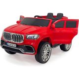 Harika Peluş Akülü Araba Uzaktan Kumandalı Bold Gt 4x2 Deri Koltuk - Kırmızı