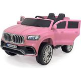Harika Peluş Akülü Araba Uzaktan Kumandalı Bold Gt 4x2 Deri Koltuk - Pembe