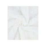 Harika Peluş Fabrikası Süt Beyaz Çift Taraflı Welsoft Kumaş 190 Cm (1 Adet=1 Metre)