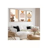 Harikabirev Harikabirev|Kahverengi Bohem Soft Model 001 Ahşap Çerçeveli Mdf Tablo|Ahkrfz