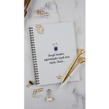 Harikalar Ofisi Sevgili Kendim Yapmasaydın İyiydi Ama Neyse Olsun 14*19 Çizgili Defter