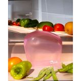 Harım Pack Medikal Silikon Saklama Poşeti 2000mL – Tekrar Kullanılabilir, Sızdırmaz, Dondurucu & Mikrodalga Uyumlu Gıda Kabı - Lila