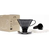 Hario V60 02 Dripper 40’lı Kağıdı Seti, Şeffaf