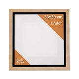 Harita Sepeti 20x20 cm 1 Adet Kare Boş Tuval Tablo