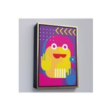Harita Sepeti Altın Çerçeveli İkonik Pop Art Tablosu 40 X 55 Altın Frm358