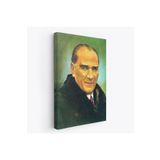 Harita Sepeti Atatürk Portre Tablosu Mustafa Kemal Atatürk Dikdörtgen Dekoratif Kanvas Tablo-Cş-70 70 X 100 Karışık Hs-Cş-70