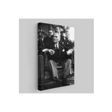 Harita Sepeti Atatürk Portre Tablosu Mustafa Kemal Atatürk Dikdörtgen Dekoratif Kanvas Tablo-Cş-71 35 X 50 Karışık Hs-Cş-71