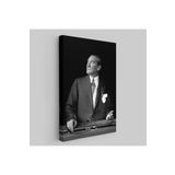 Harita Sepeti Atatürk Portre Tablosu Mustafa Kemal Atatürk Dikdörtgen Dekoratif Kanvas Tablo-Dı-86 50 X 70 Karışık Hs-Dı-86