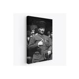 Harita Sepeti Atatürk Portre Tablosu Mustafa Kemal Atatürk Dikdörtgen Dekoratif Kanvas Tablo-Ey-123 70 X 100 Karışık Hs-Ey-123
