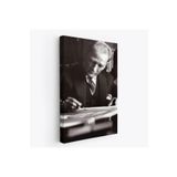 Harita Sepeti Atatürk Portre Tablosu Mustafa Kemal Atatürk Dikdörtgen Dekoratif Kanvas Tablo-Fb-126 70 X 100 Beyaz Hs-126