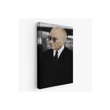 Harita Sepeti Atatürk Portre Tablosu Mustafa Kemal Atatürk Dikdörtgen Dekoratif Kanvas Tablo-Ff-130 70 X 100 Beyaz Hs-130